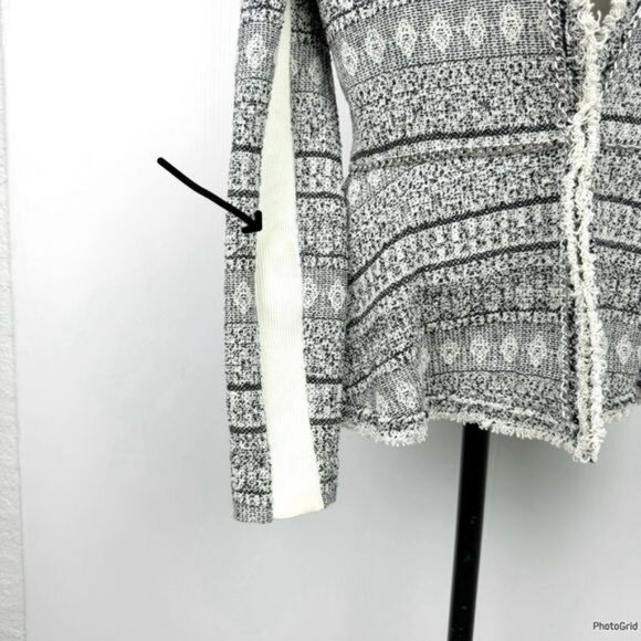 Rebecca Taylor Tweed & Chain Jacket size 2 - Picture 6 of 14